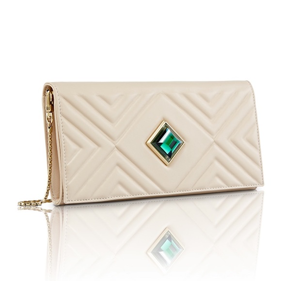 Kristina George bone leather clutch bag - Picture 3 of 6